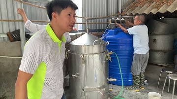 Nồi nấu rượu đa năng sử dụng điện hoặc củi để nấu rượu | Sđt 0976713638