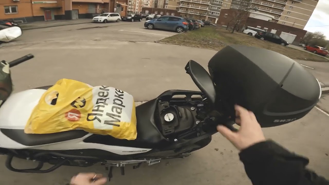 HONDA NC700S Обзор // Дождевик и бахилы MCP // Shad SH30 кофр