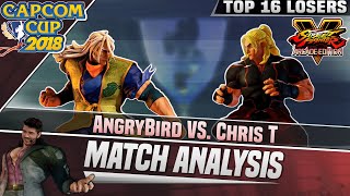 SFV AE Match Analysis: Capcom Cup 2018 TOP 16 - AngryBird vs. Chris T