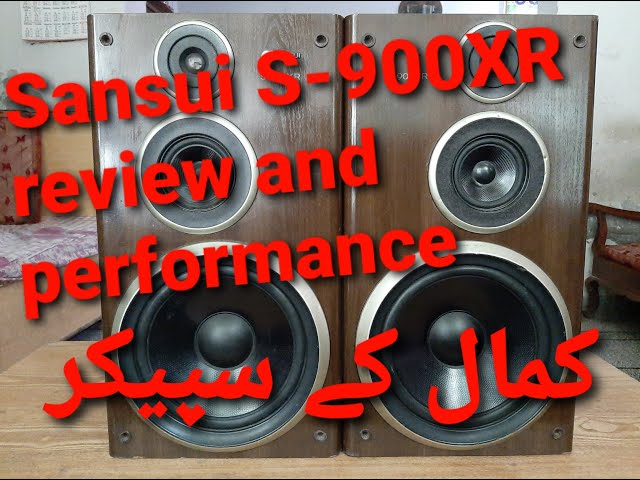 Sansui S-900XR Speakers review and performance - YouTube