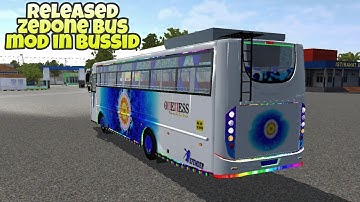 Released Zedone Bus Mod In Bus Simulator Indonesia - Bussid Bus Mod - Bussid Car Mod - Bussid