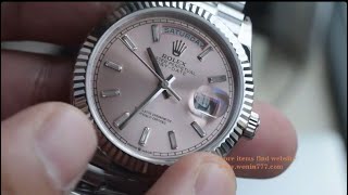 Weight: 173g – Rolex Day-Date 36mm Watch (Ref. m128239-0071) with Pink Dial Weight: 173g – Rolex Day-Date 36mm Watch (Ref. m128239-0071) with Pink Dial
