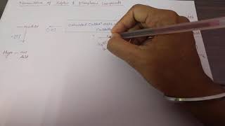 Nomenclature of sulphur and phosphorus compounds