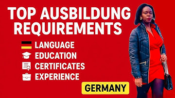 Top Ausbildung-vereisten in Duitsland 2025 (wat je ECHT nodig hebt!)