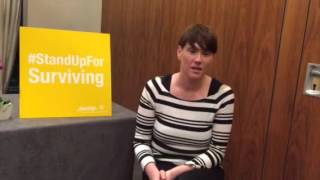 Trina #StandUpforSurviving & living well.