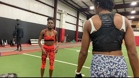 First Vlog for 2021|Track and gym practice|She ready