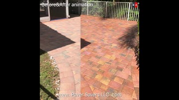 Brick paver color restoration