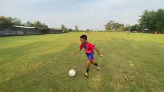 Pemanasan Permainan Sepakbola Filanesia (Dribbling, Passing, Keeping, Backpass, dan Controll)