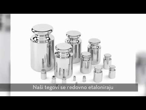 Prodaja, etaloniranje, overavanje i servisiranje preciznih analitičkih i industrijskih vaga