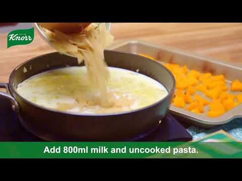 Cook with Knorr: Pumpkin and Spinach Skillet Lasagne