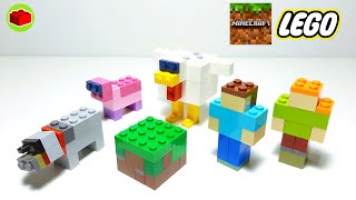 How do you build mini lego minecraft characters (simple and easy Tutorial)