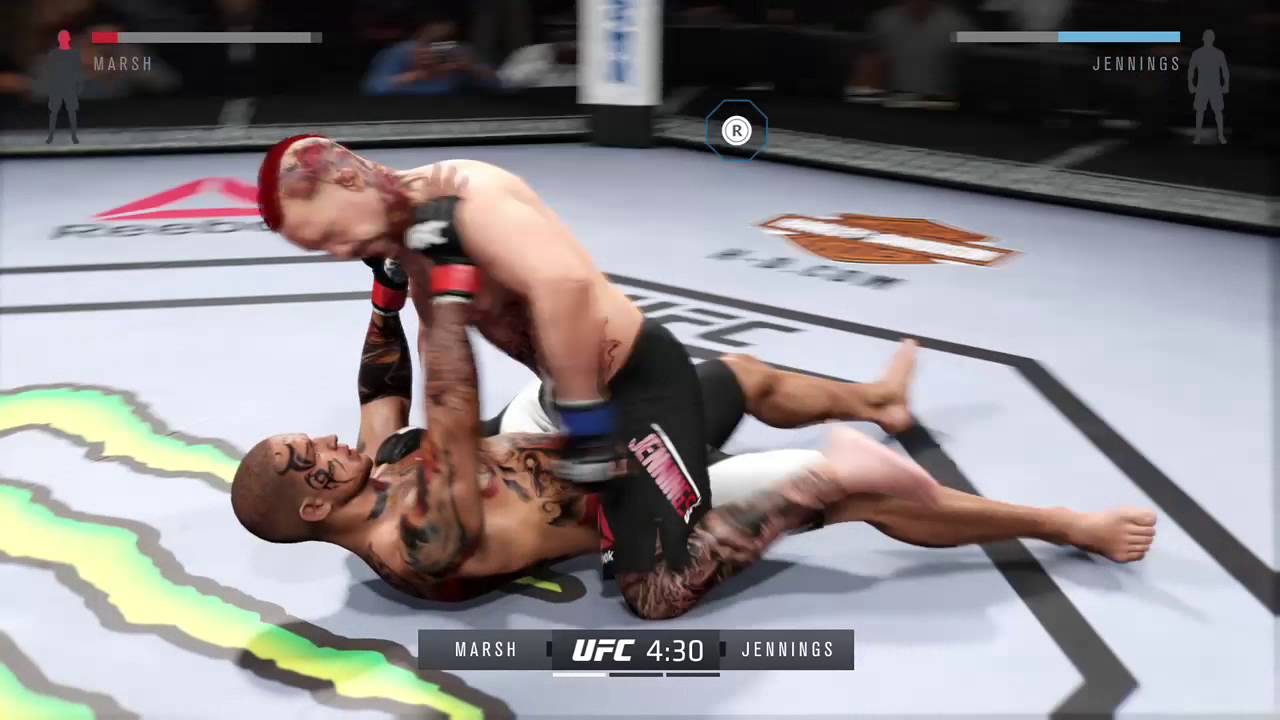 UFC 2 Ultimate team, Full mount beat down! YouTube