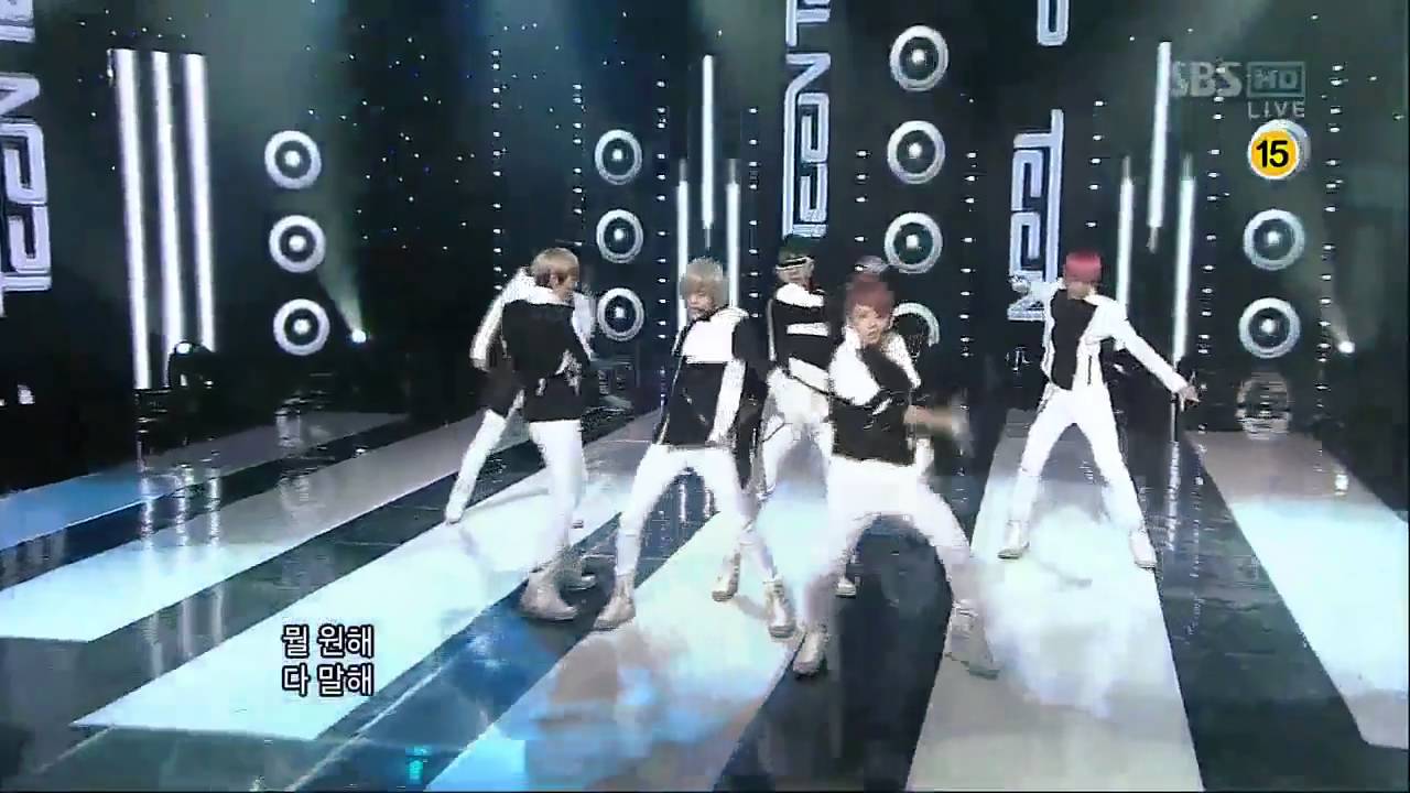 [sbs 인기가요] 틴탑 - 슈퍼러브, TeenTOp - Supa luv 611회 2011년3월6일 일요일