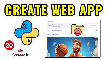File Uploader Widget - Web App with Python Streamlit Lesson 20