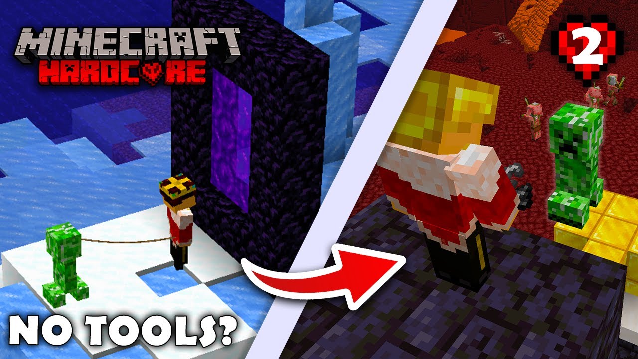 Beating Minecraft Hardcore with ONLY CREEPERS YouTube