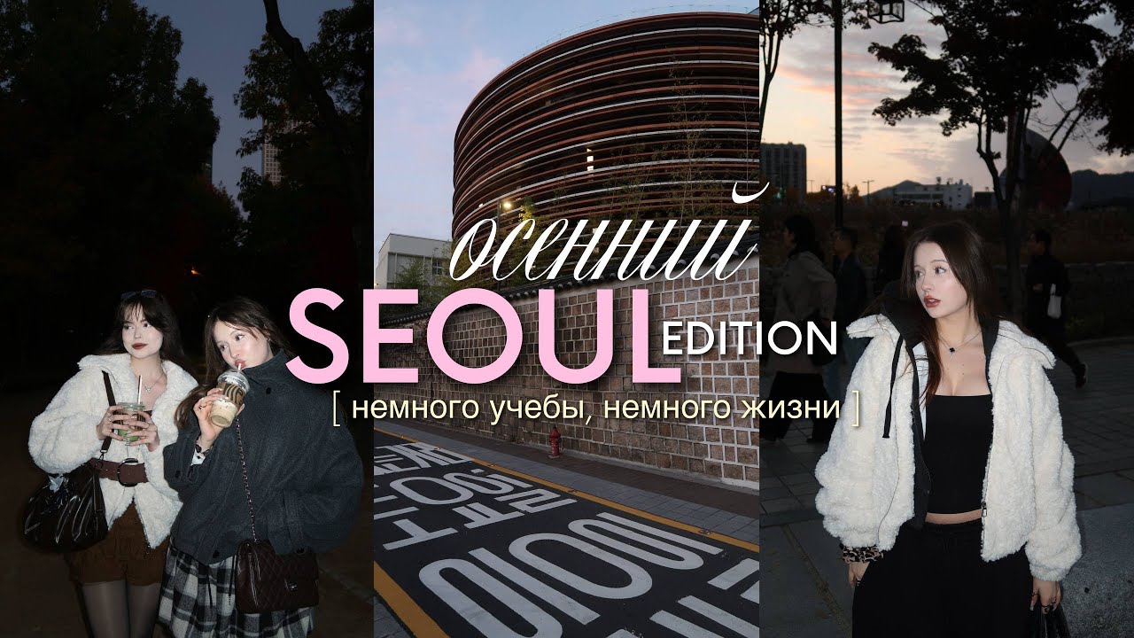 осенний СЕУЛ: немного учебы, немного жизни [VLOG]