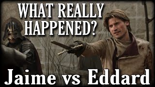 Ned Stark vs The Kingslayer! - How It Happened In The Books? (A Song of Ice and Fire)