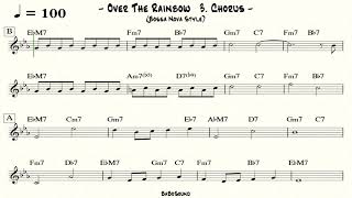 Over The Rainbow Backing Track For Piano & Guitar (Bossa Nova Style)
