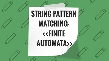String Pattern Matching with Finite Automata