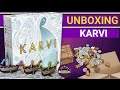 Karvi  was ist drin brettspiel  unboxing kennerspiel