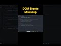 mouseup DOM Event #javascript