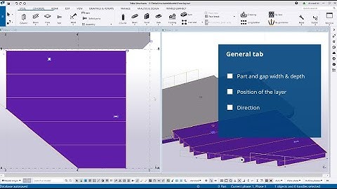Modify a slab using Floor layout General tab