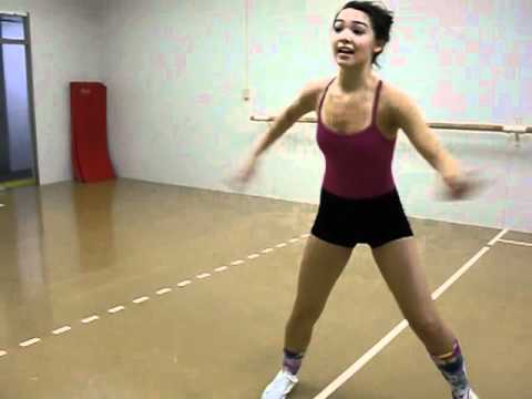 Nina dancing to \
