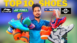 TOP 10 BADMINTON SHOES 2023 |Hindi