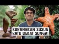 Kurangkan Susun Batu Dekat Sungai