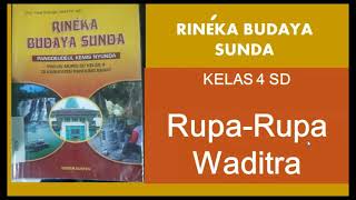 Rineka Budaya Sunda Kelas 4 SD Rupa-Rupa Waditra