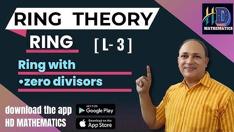 Rings with zero divisors || Rings without zero divisors//L 3// Rings modern algebra abstract algebra