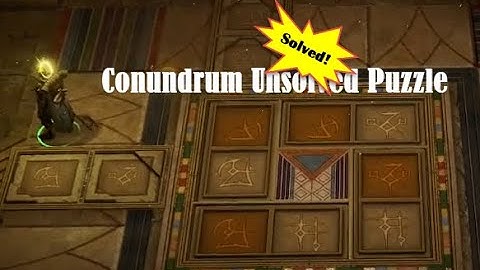 How To Solve Conundrum Unsolved Puzzle in Pathfinder2 Wrath of the Righteous! Latest Version!