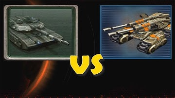 US Abrams A-1 Tank vs GDI Mammoth Tank