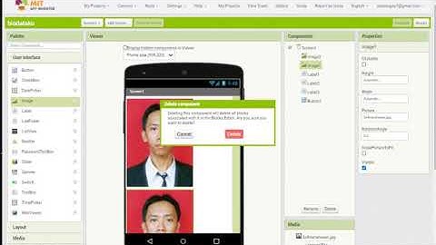 membuat biodata dengan app inventor