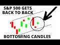 Stock market crash back to back bullish candles  sp500 gets an inverted hammer followed by hammer