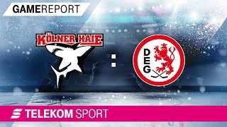 Kolner Haie Dusseldorfer Eg 12 Spieltag 17 18 Telekom Sport Youtube