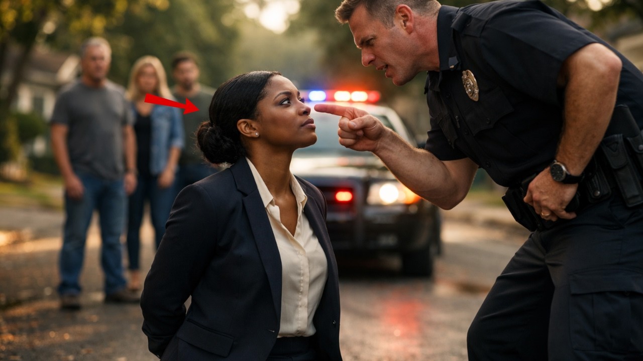 UN POLICIER FORCE UNE JEUNE FEMME NOIRE À S’AGENOUILLER, ABUS DE POUVOIR ET FIN CHOC INCROYABLE FIN.