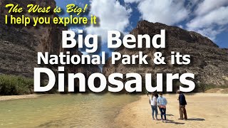 Big Bend National Park Intro tour of its T-Rex, Pterosaur &amp; other giant Fossil Exhibits