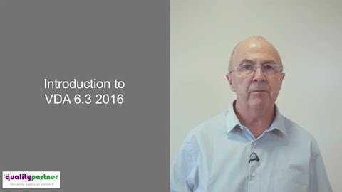 Introduction to VDA 2016