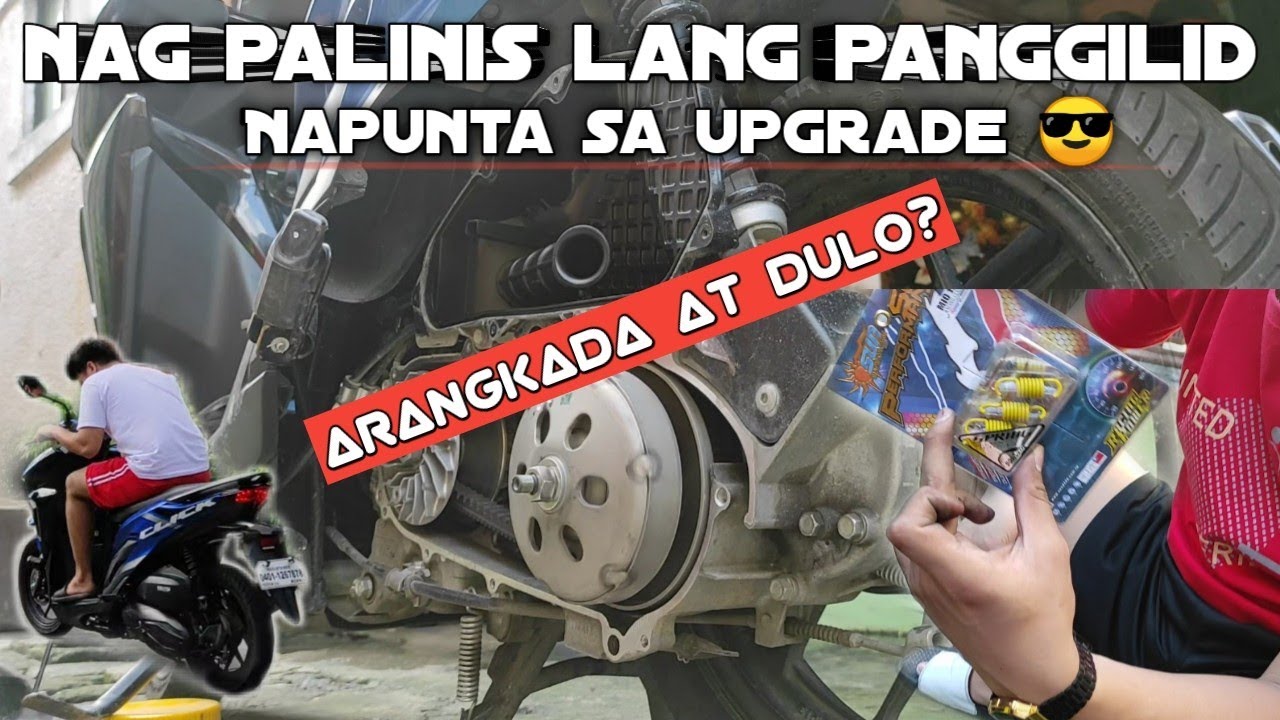 Honda click v2 Cvt cleaning nauwi sa upgrade | tanggal dragging | arangkada at dulo