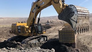 Caterpillar 6015B Excavator Loading Trucks With Two Passes - Sotiriadis Mining Works