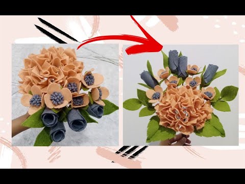  TUTORIAL  MEMBUAT BUNGA  TULIP  DARI  KAIN FLANEL  YouTube