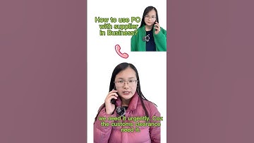 Learning Chinese for Businese/Practical commercial Chinese.This video will show how to use PO.