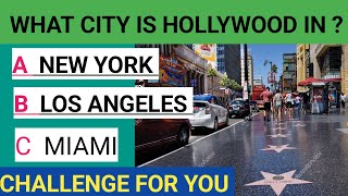 What City is Hollywood in | Challenge for you | Trivia quiz Game Round by Round screenshot 2