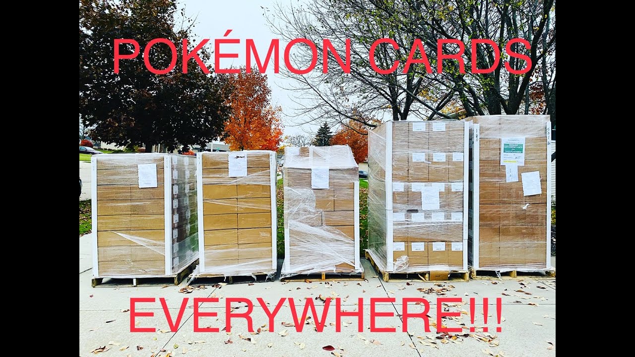 pallet of pokemon cards Pokmania is back. Pokmon Power Packs are now EXCLUSIVELY available through Grovara. Gain access to one the strongest retail traffic drivers in the world right now. Register today. #PokemonCards #TradingCards #Pokemania # A MASSIVE pallet has arrived