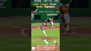 Little League World Series Highlights#mlb #littleleague #baseball #usa