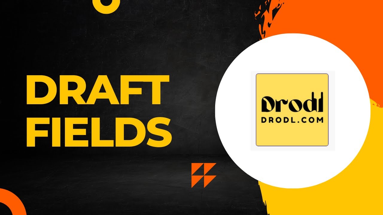 Unlocking Customization: Introducing Drodl's Draft Field Feature for Tailored Product Experiences!