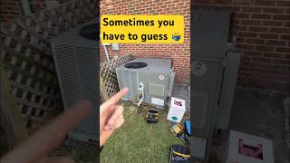 Not every service call has a smoking gun. 🛠️ #hvaclife #hvac #refrigeration