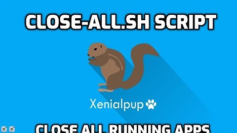 close-all.sh, a small bash script to close all running applications safely, in puppylinux.