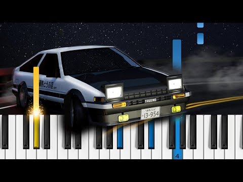 initial-d---deja-vu---easy-piano-tutorial